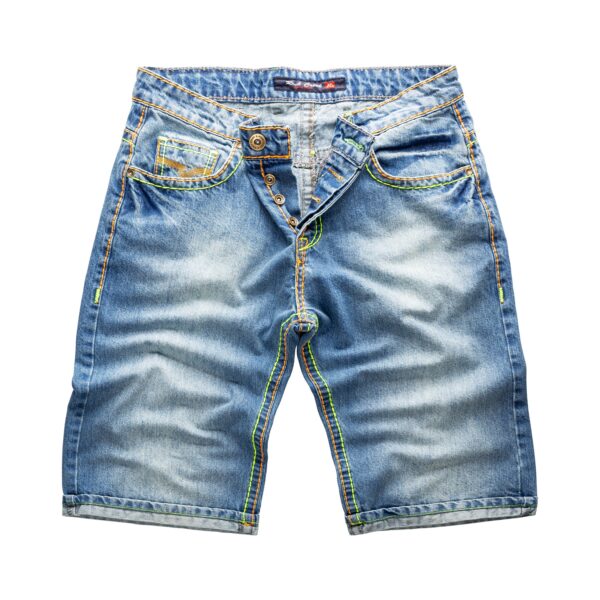 Rock Creek Shorts Jeansshorts dicke Naht Regular Fit