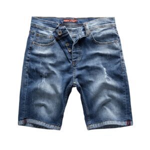 Rock Creek Shorts Jeansshorts Blau Regular Fit