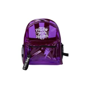 WOW Generation Rucksack Violett transparent