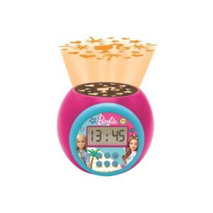 Barbie Projektionswecker LED Farbwechsel Timer-Funktion