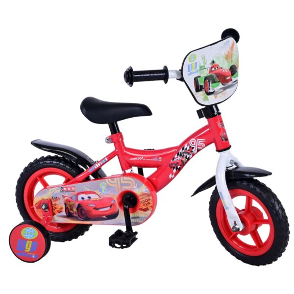 Kinderfahrrad Disney Fahrrad Cars für Jungen 10 Zoll Kinderrad in Rot