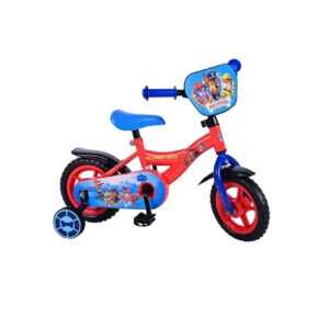 Kinderfahrrad Paw Patrol für Jungen 10 Zoll Kinderrad in Rot/Blau