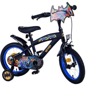 Kinderfahrrad Batman für Jungen 14 Zoll Kinderrad in Schwarz