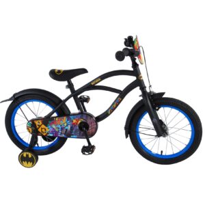 Kinderfahrrad Batman für Jungen 16 Zoll Kinderrad in Schwarz