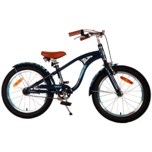 Kinderfahrrad Miracle Cruiser für Jungen 18 Zoll Kinderrad Blau Matt