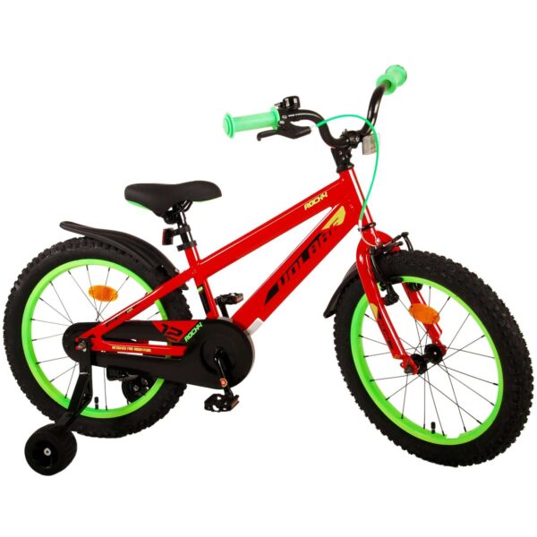 Kinderfahrrad Rocky Fahrrad für Jungen 18 Zoll Kinderrad in Rot