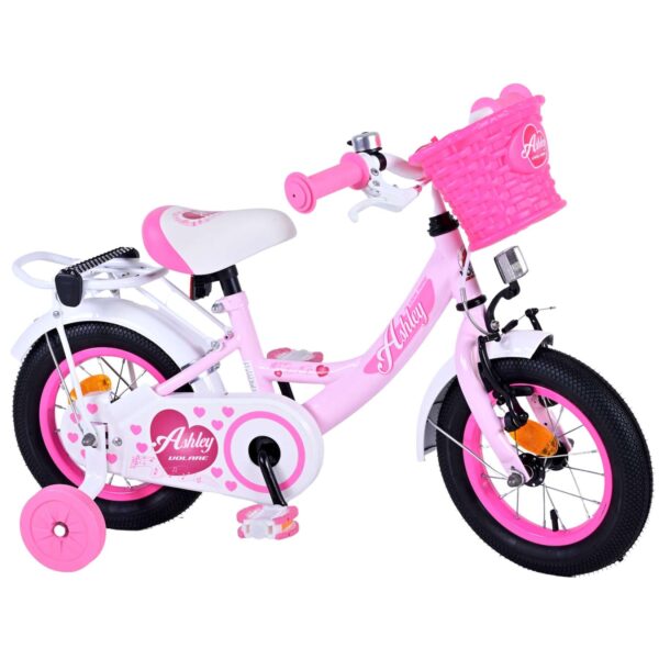 Kinderfahrrad Ashley Fahrrad für Mädchen 12 Zoll Kinderrad in Rosa