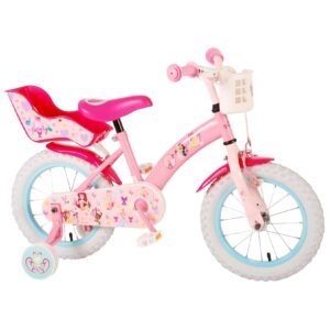 Kinderfahrrad Disney Princess für Mädchen 14 Zoll Kinderrad in Pink