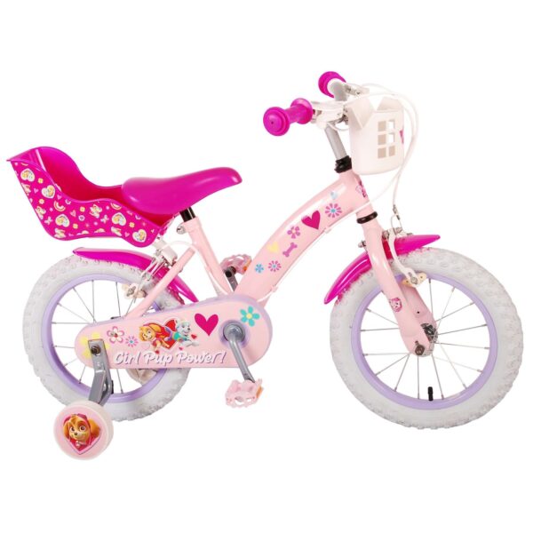 Kinderfahrrad Paw Patrol für Mädchen 14 Zoll Kinderrad Rosa Fahrrad