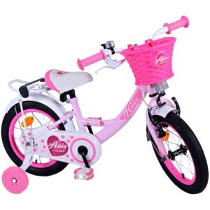 Kinderfahrrad Ashley für Mädchen 14 Zoll Kinderrad in Rosa