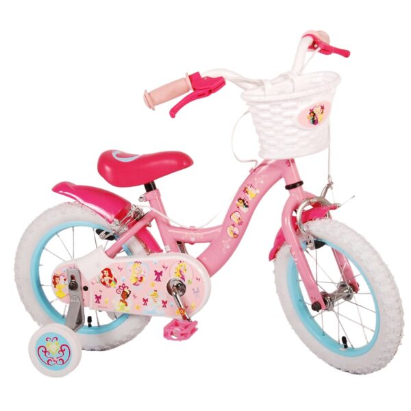 Kinderfahrrad Disney Princess für Mädchen 14 Zoll Kinderrad in Rosa