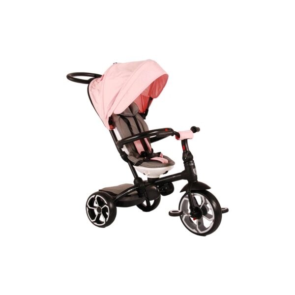 Dreirad Qplay Prime 4 in 1 für Mädchen Kinderrad in Rosa Fahrrad