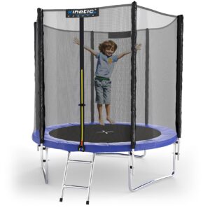 KINETIC SPORTS Trampolin Outdoor SALTO Ø 183/244/305/366/400/430/490 cm -TÜV Rheinland geprüft