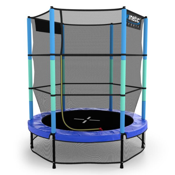 KINETIC SPORTS Kinder Trampolin JUMPER 140 cm - Inklusive Gummiseil Federung