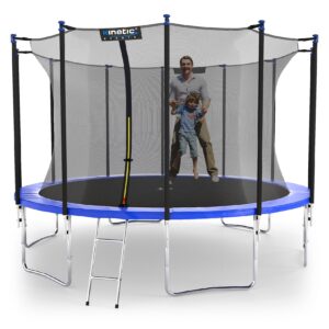 KINETIC SPORTS Trampolin Outdoor SALTO Ø 183/244/305/366/400/430/490 cm -TÜV Rheinland geprüft