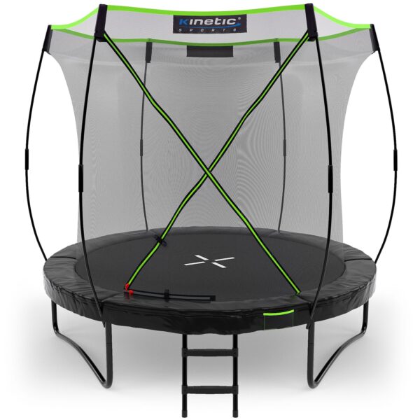 KINETIC SPORTS Premium Outdoor Trampolin 'Ultimate Pro' für Kinder und Erwachsene Ø 244/305/366/427 cm – TÜV Rheinland geprüft