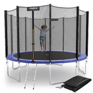 KINETIC SPORTS Trampolin Outdoor 'Salto Plus' Ø 183/244/305/366/400/430/490 cm - TÜV Rheinland geprüft