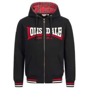 Lonsdale Herren Kapuzensweatjacke mit Reißverschluss normale Passform NATEBY