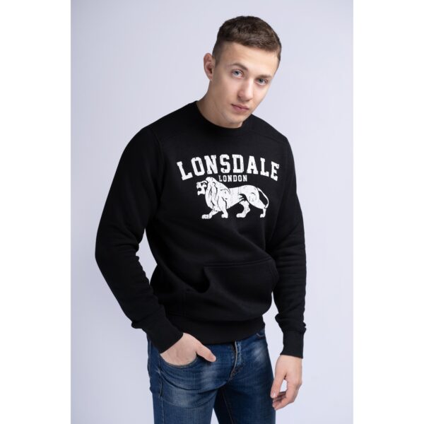 Lonsdale Herren Rundhals Sweatshirt schmale Passform KERSBROOK