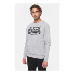 Lonsdale Herren Rundhals Sweatshirt normale Passform BURGHEAD