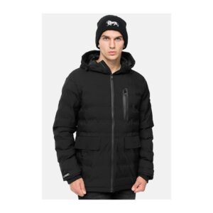 Lonsdale Herren Winterjacke mit Kapuze normale Passform BALLYWILDRICK