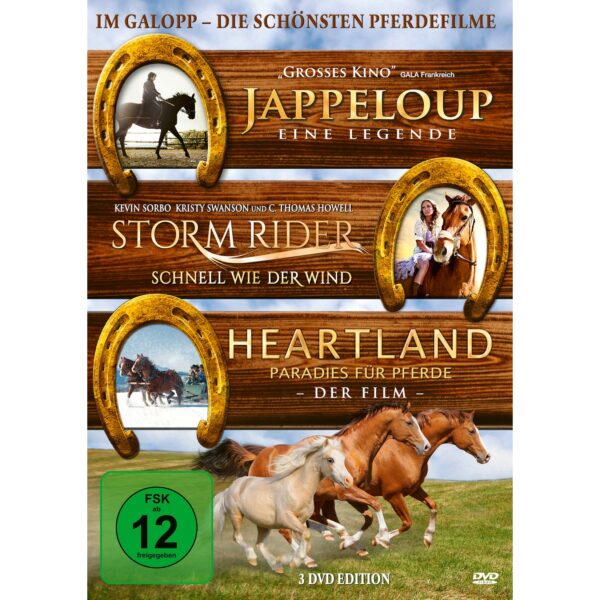 Im Galopp - Die schönsten Pferdefilme (3 DVDs)