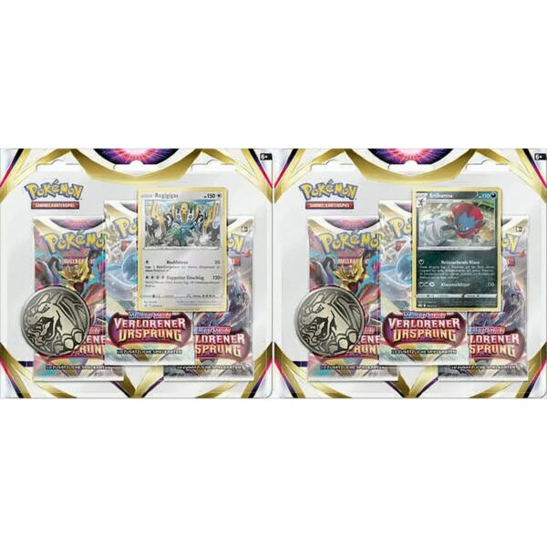 Pokemon Schwert & Schild – Verlorener Ursprung 3-er Boosterpack (sortierter Artikel)