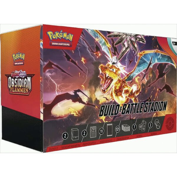 Pokemon Karmesin & Purpur Obsidian Flammen Build & Battle Stadion