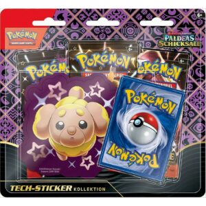 Pokemon Karmesin & Purpur Paldeas Schicksale Tech-Sticker-Kollektion Hefel