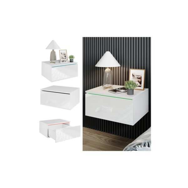 Livinity Nachtschrank Samira 49 x 38 cm