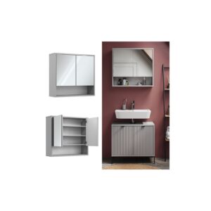 Vicco Spiegelschrank für Badezimmer Eliza 70 x 65 cm