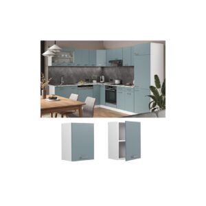 Vicco Hängeschrank Küchenschrank R-Line Solid Weiß Blau Grau 45 cm modern