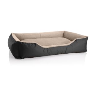 BedDog Hundebett TEDDY Hundesofa waschbares Hundebett mit Rand Hundekissen