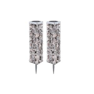 2er Set LED Solarleuchte