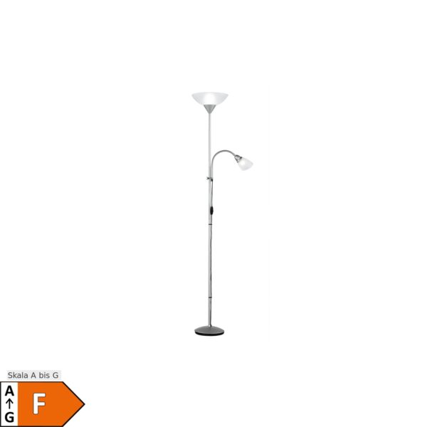 RBG LED Stehlampe mit verstellbarer Leseleuchte