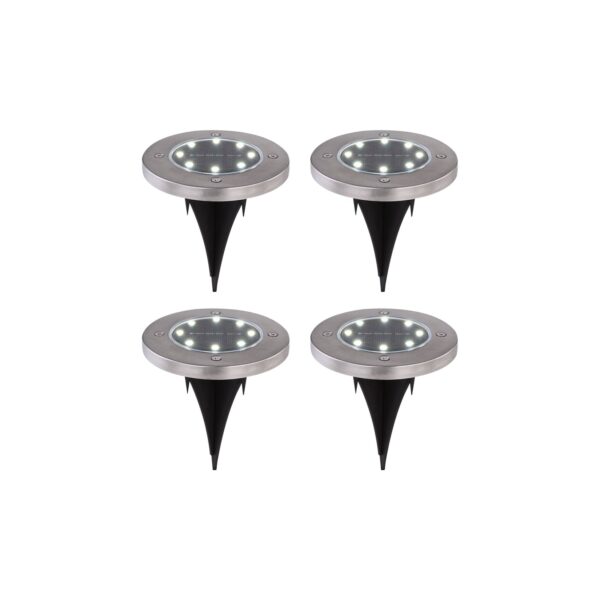 4er Set LED Solar-Steckleuchten